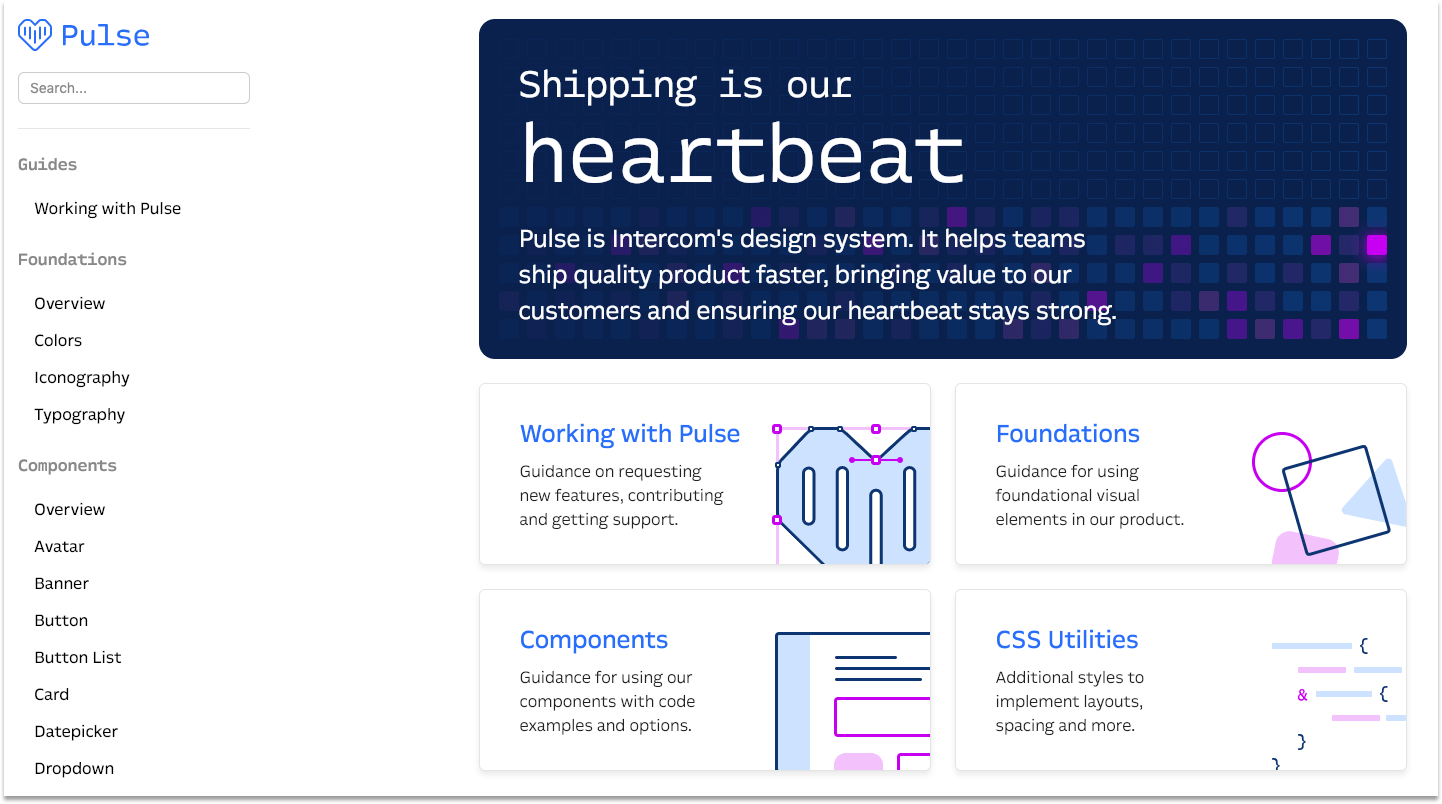 Intercom's design system