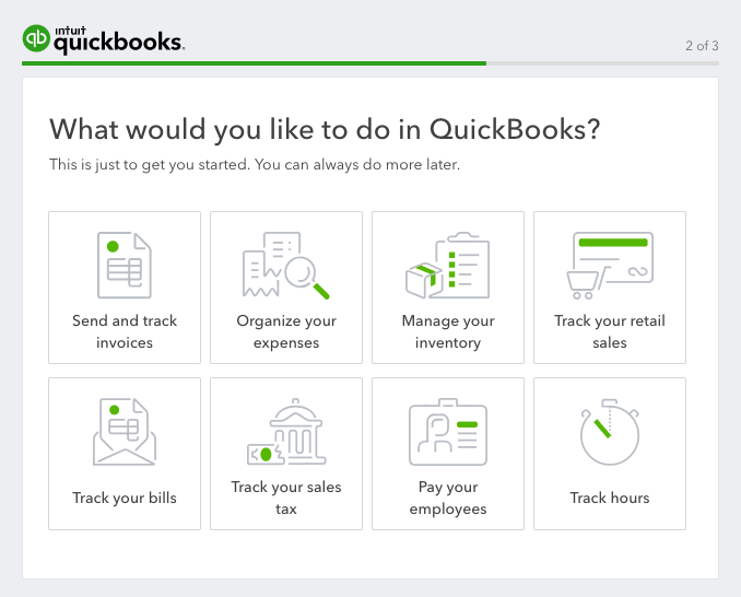 Quickbook onboarding