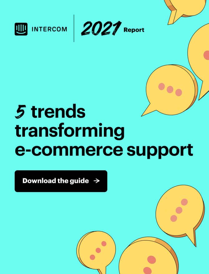 E-commerce support trends report – blog vertical ad