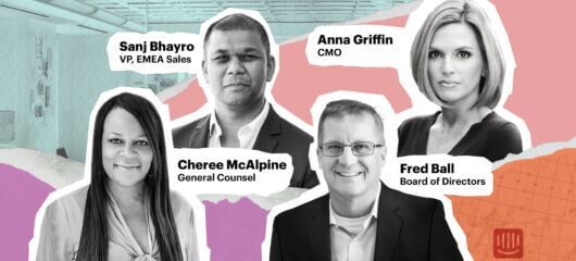 Intercom Executive Hires announcement – Cheree McAlpine, Sanj Bhayro, Fred Ball, and Anna Griffin