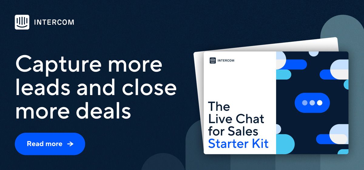 From first touch to qualified lead: How to use live chat for sales
