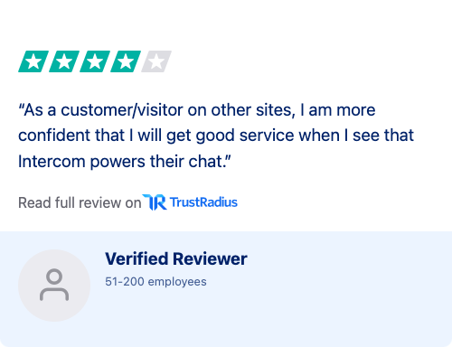 TrustRadius user review