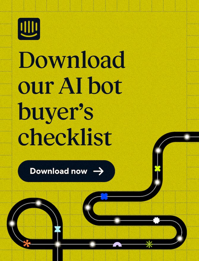 AI bot buyer's guide vertical blog CTA