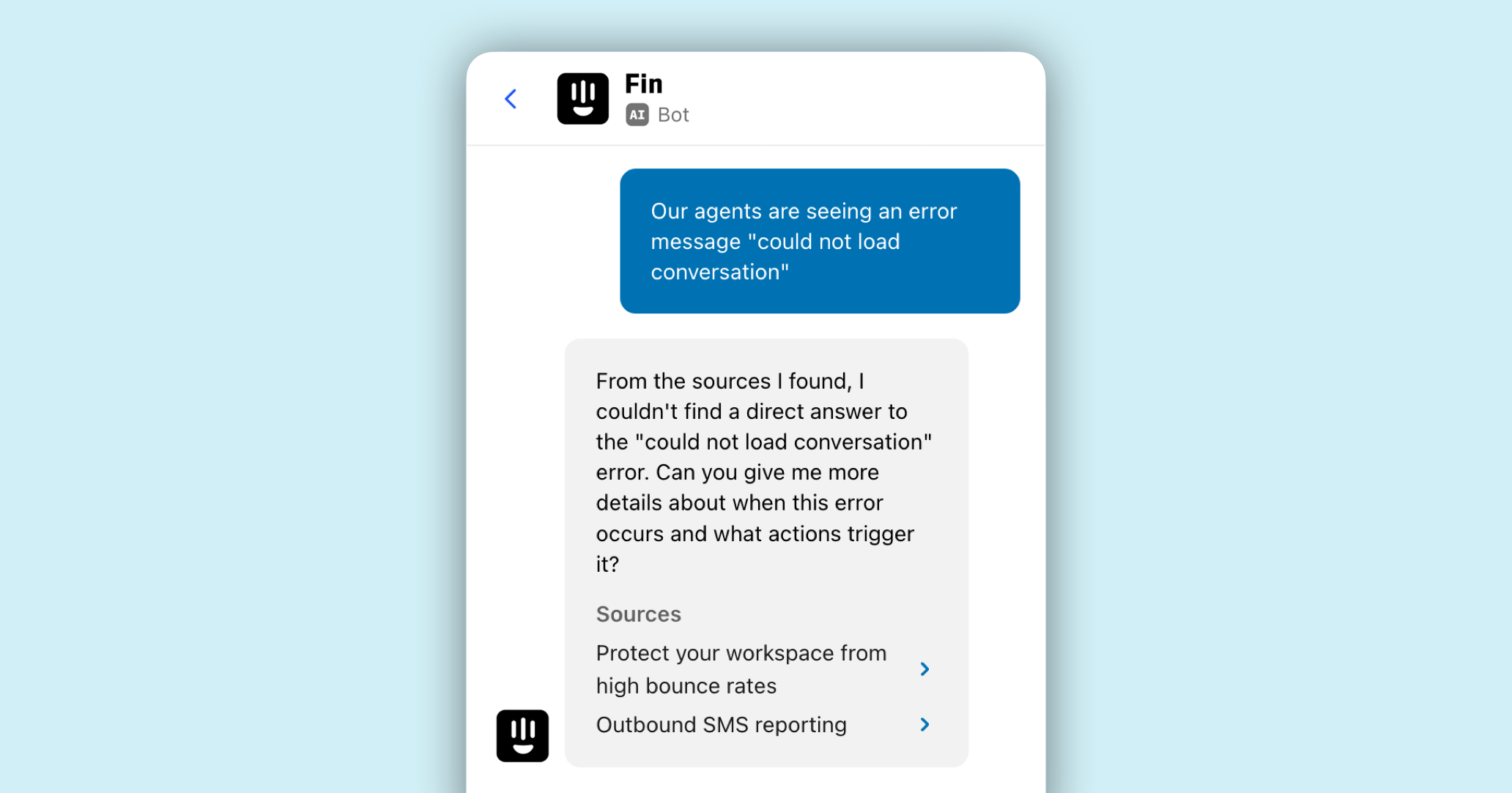 Fin Chatbot Updates Answer Quality