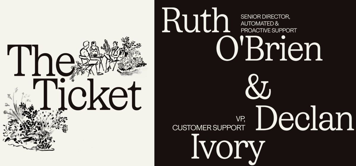 Ruth O'Brien and Declan Ivory The Ticket Podcast