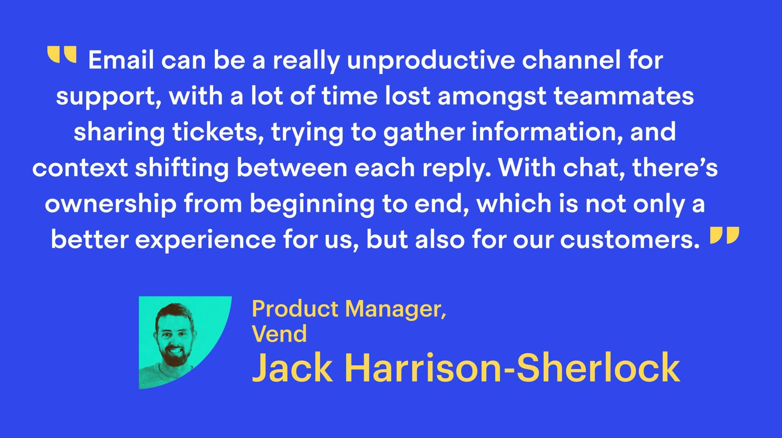 Jack Harrison-Sherlock, Product Manager at Vend
